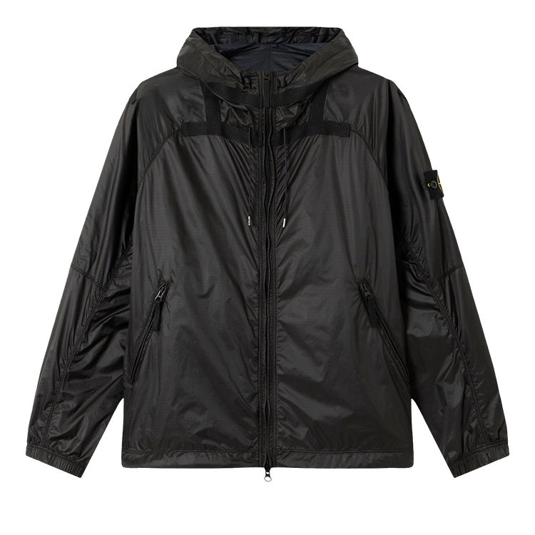 Stone Island Ripstop Light Hooded Jacket 'Lead Grey'