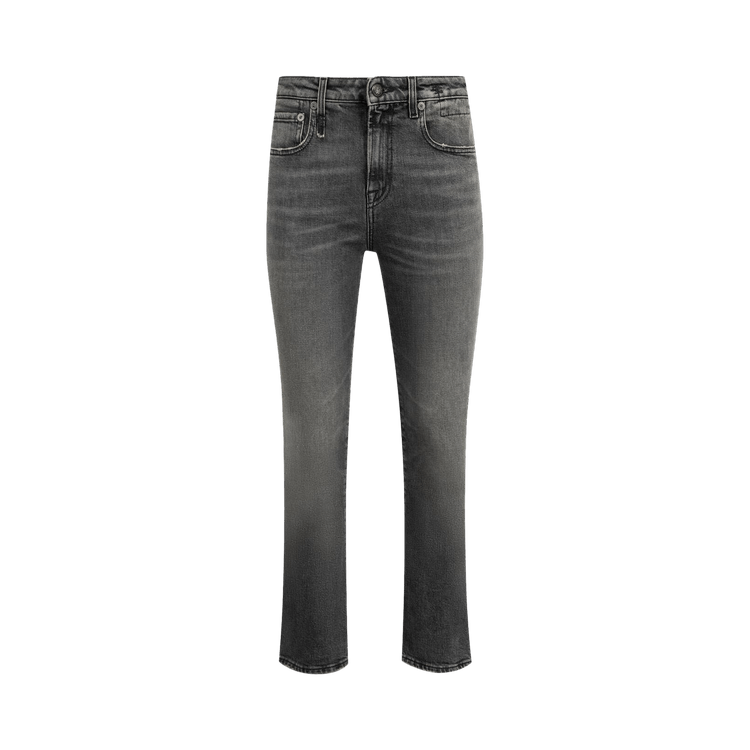 R13 Kick Fit Jean 'Leyton Black Stretch'