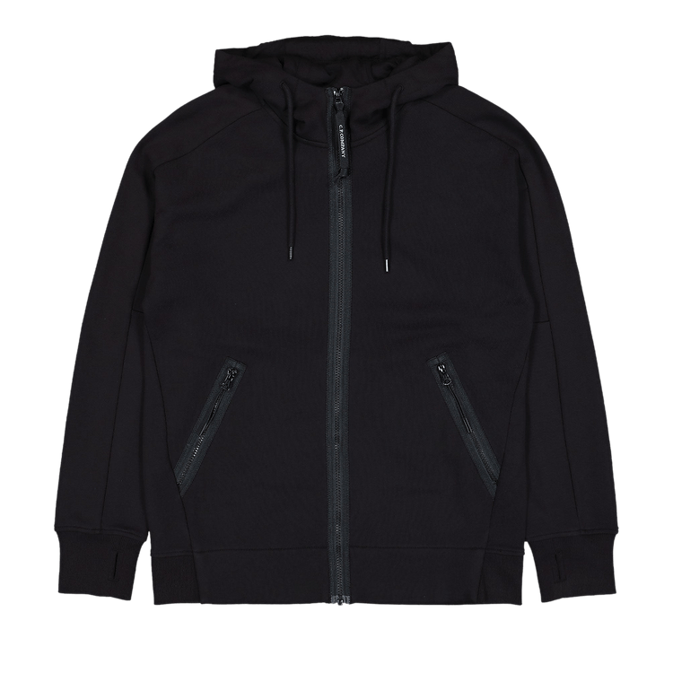 C.P. Company Diagonal Raised Fleece Goggle Sweatshirt 'Black'