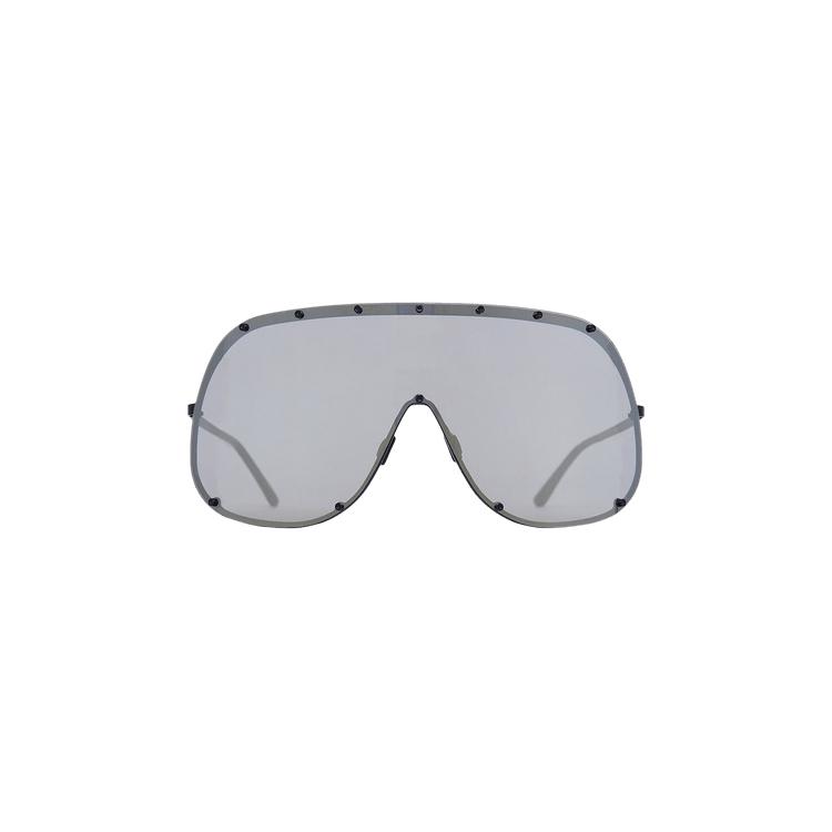 Rick Owens Shield Sunglasses 'Black Temple'