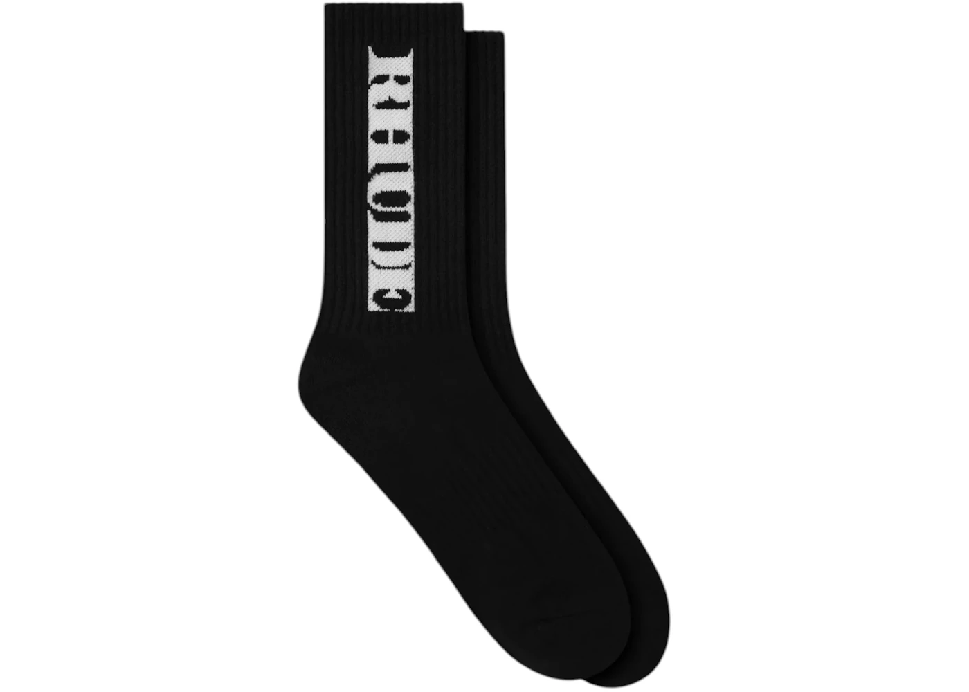 Rhude Tripoli Racing Logo Socks Black/White