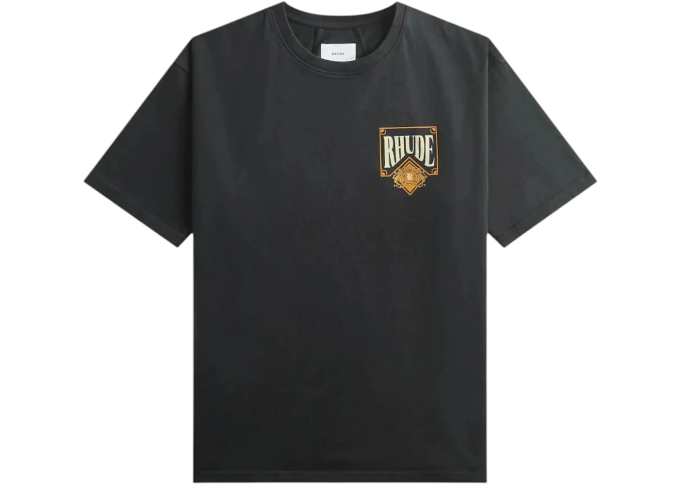 Rhude Playing Card Tee Vintage Black/Yellow