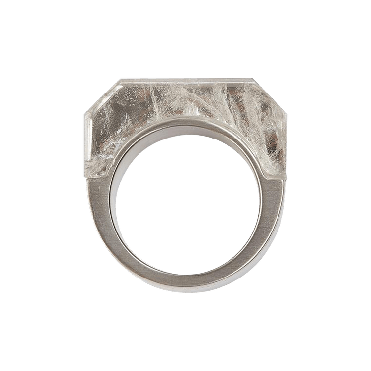 Rick Owens Double Crystal Hollywood Ring 'Palladio'