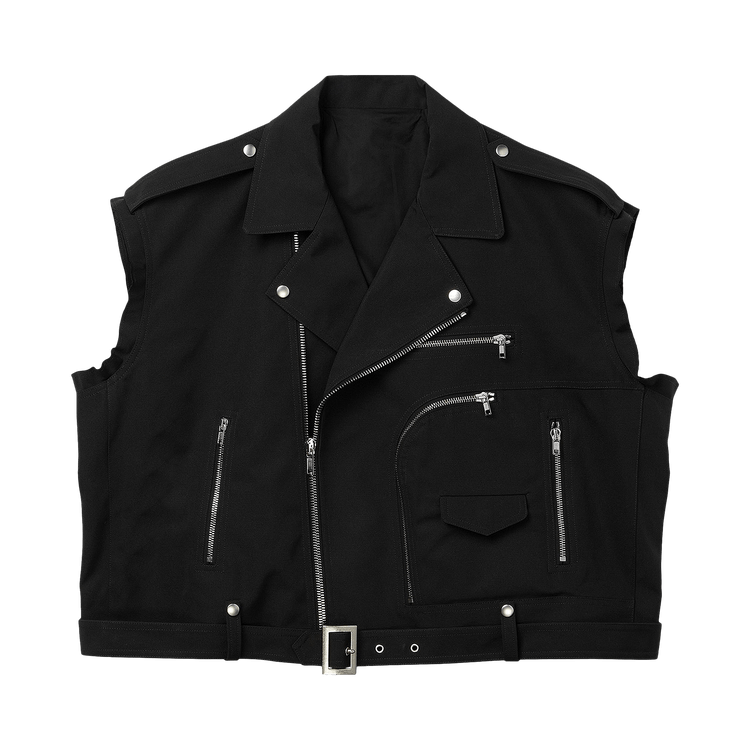 Rick Owens Bauhaus Stooges Cropped Vest 'Black'