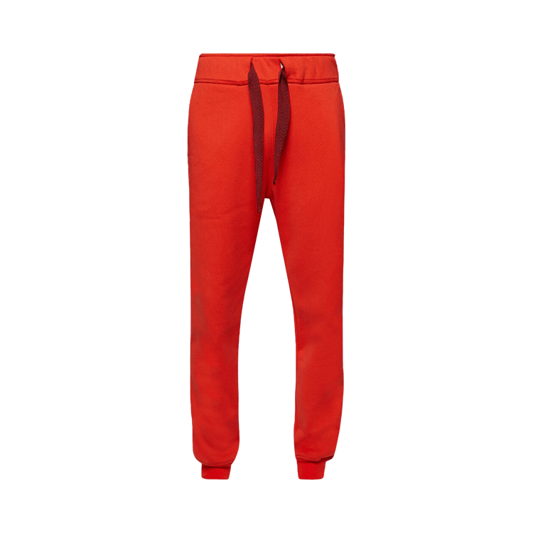 Lanvin Joggers With Curb Lace 'Poppy Red'