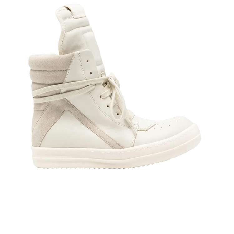 Rick Owens Wmns Pelle Geobasket Scarpe 'Dirty Milk Pearl'