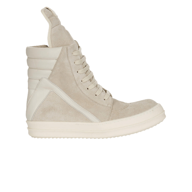 Rick Owens Wmns Pelle Geobasket Scarpe 'Pearl Dirty Milk'