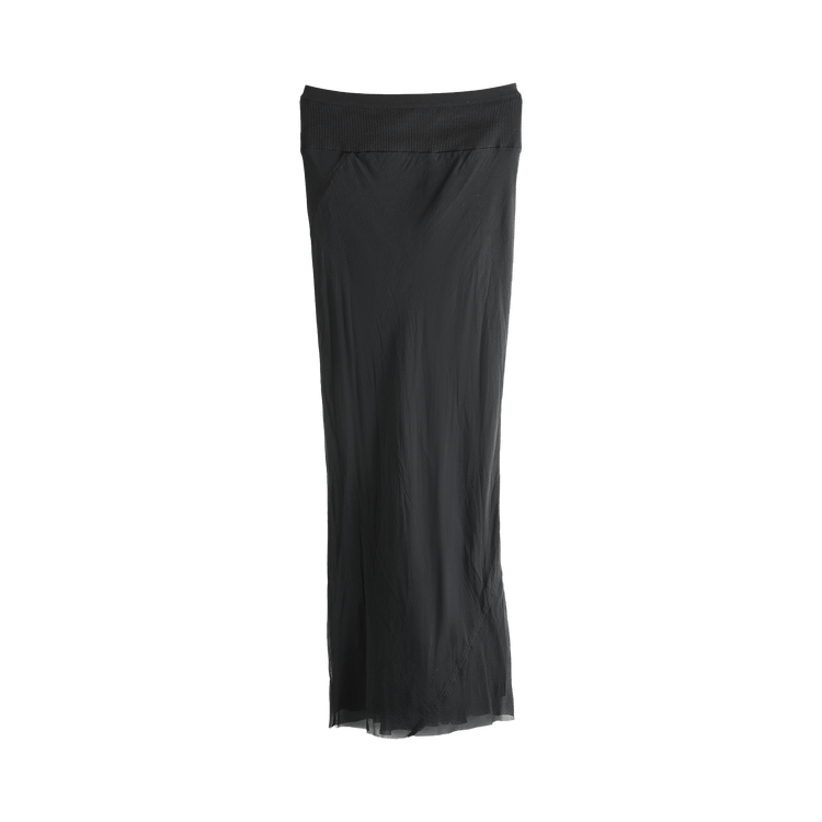 Rick Owens Gonna Calf Bias Skirt 'Black'