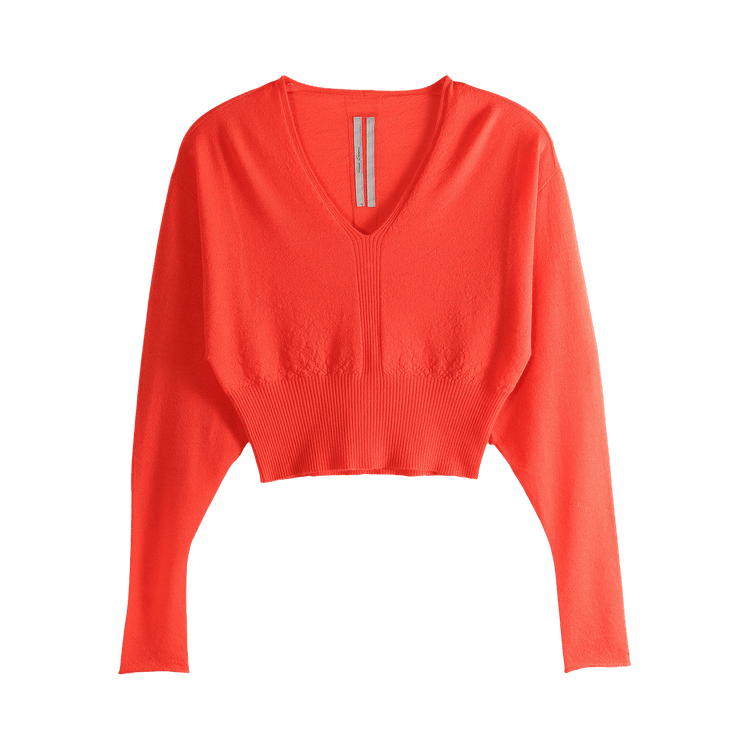 Rick Owens V Cropped Top 'Coral'