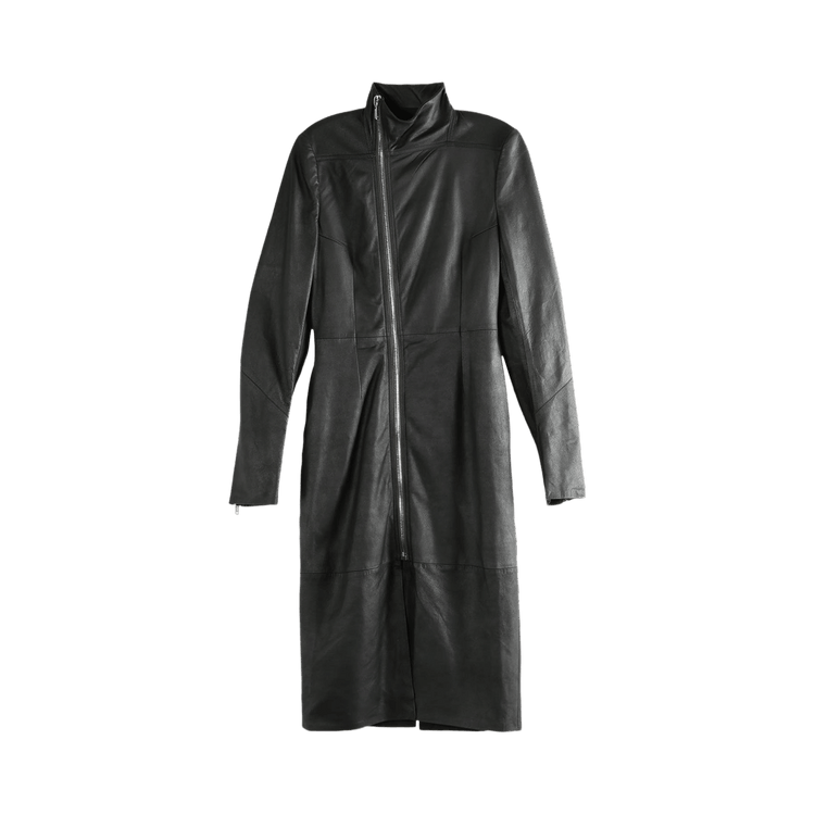 Rick Owens Cappotto In Pelle Gary Coat 'Black'