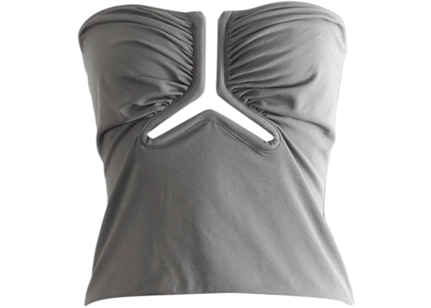 Rick Owens Women's Alannah Bustier Top Steel
