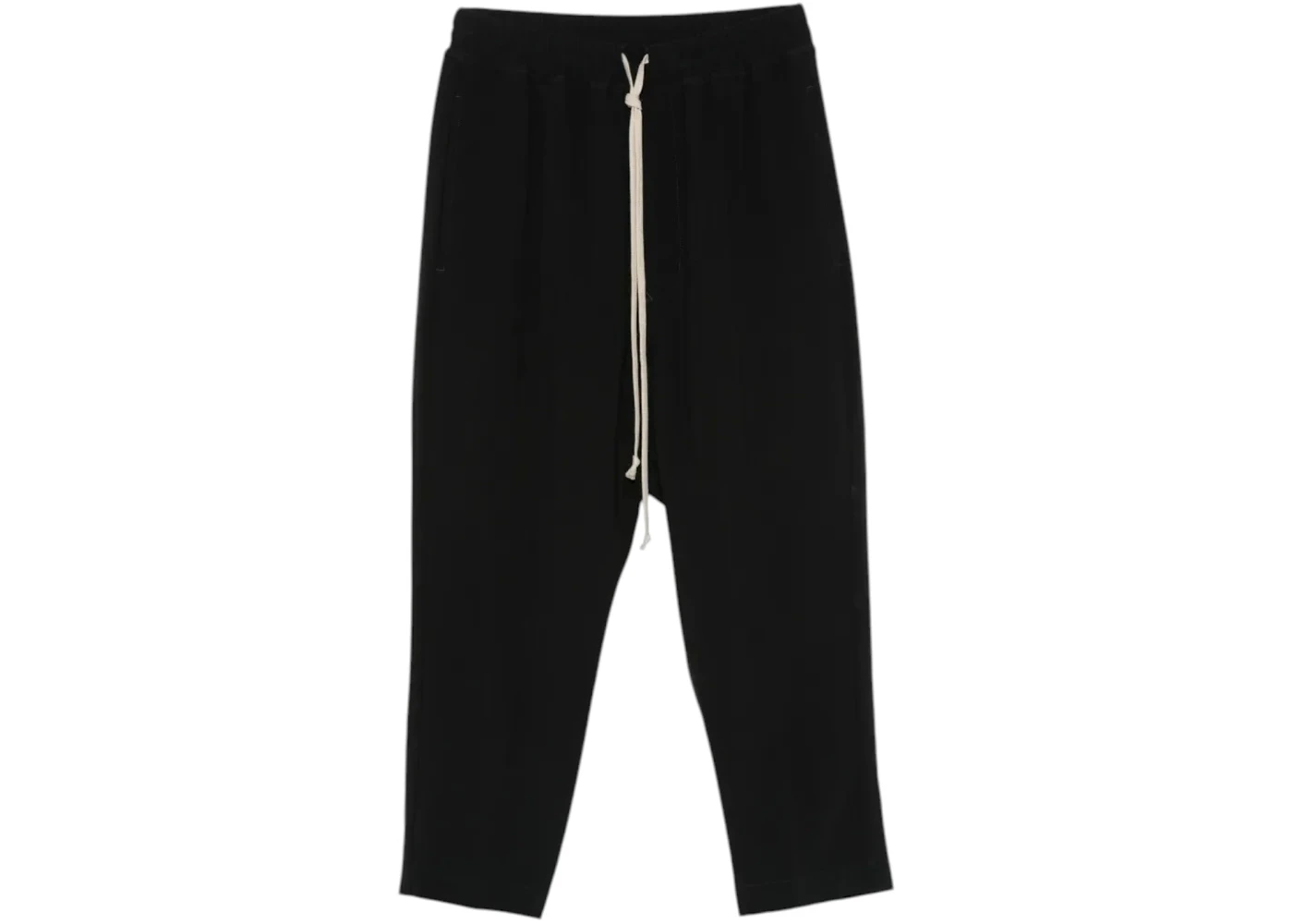 Rick Owens Women's Drawstring Astaires Cropped Pants Black