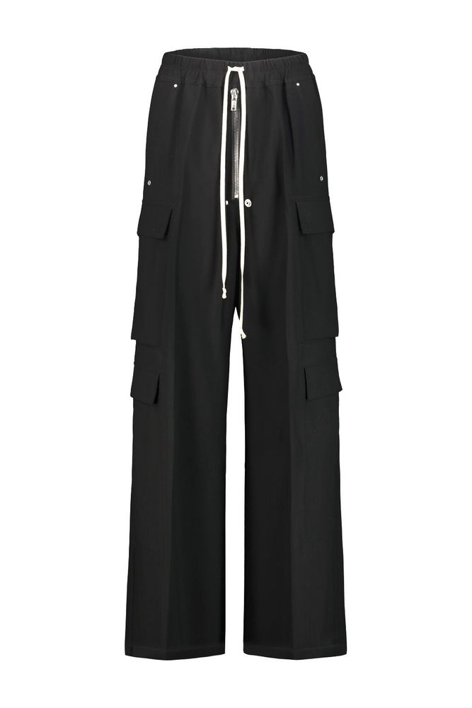 Rick Owens Wide-Leg Cargo Pants