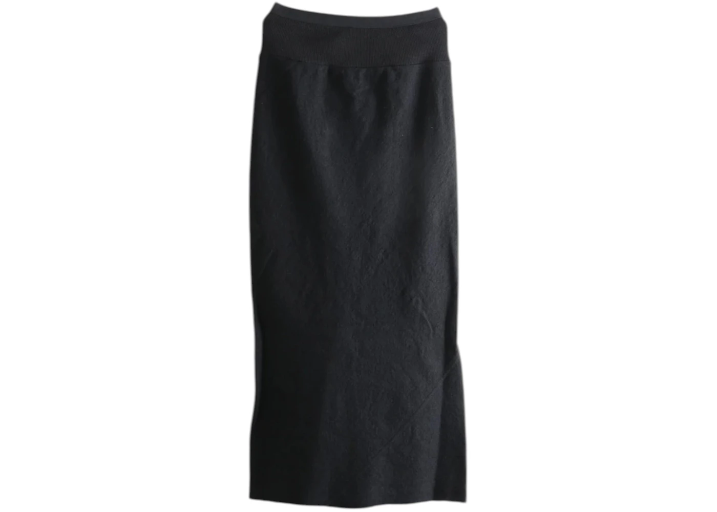 Rick Owens Women's Calf Bias Skirt Black