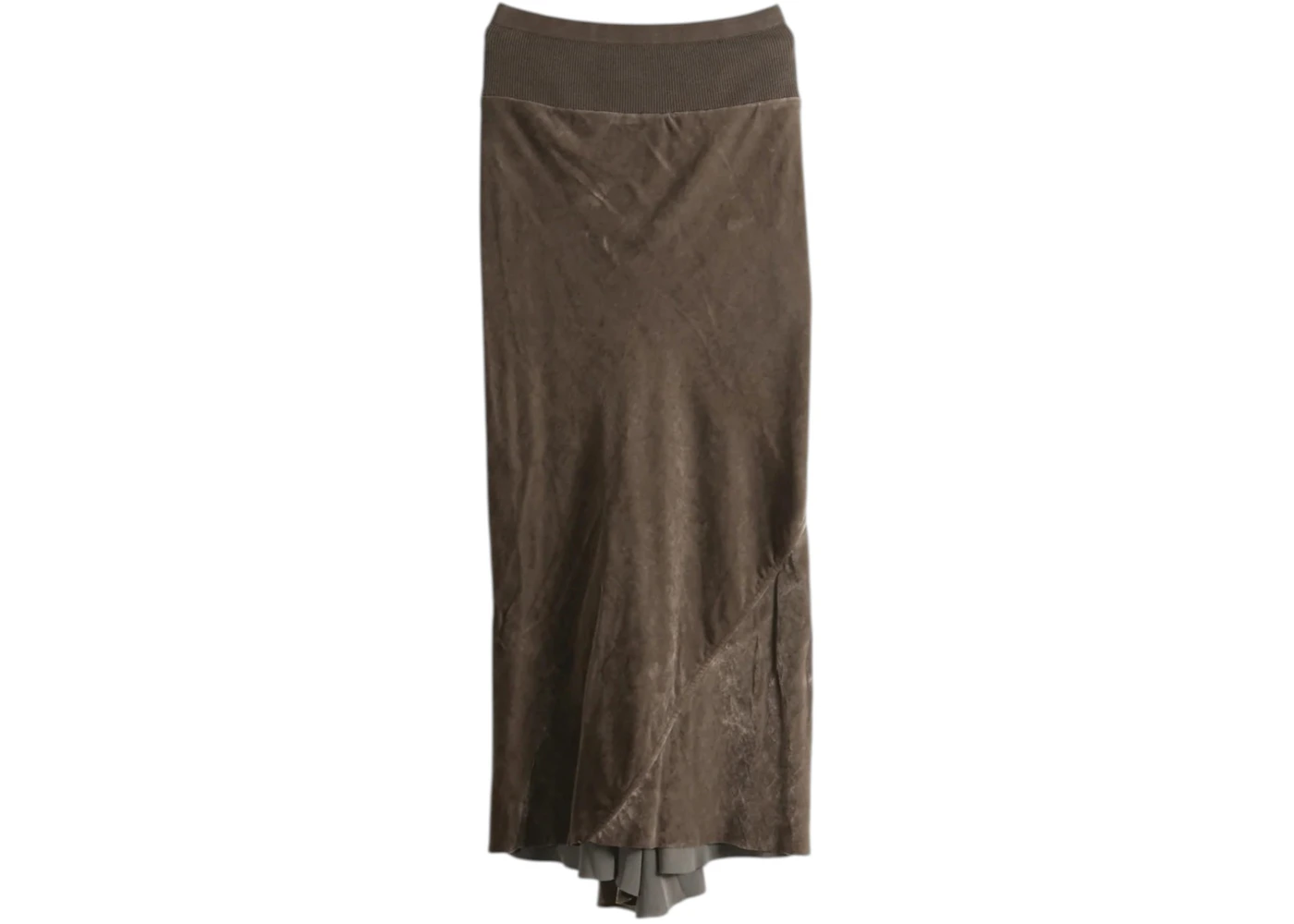 Rick Owens Women's A Line Bias Skirt Drkdust
