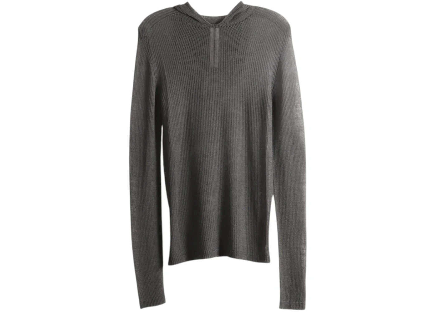 Rick Owens Women's Hooded LS Maglia Top Drkdust