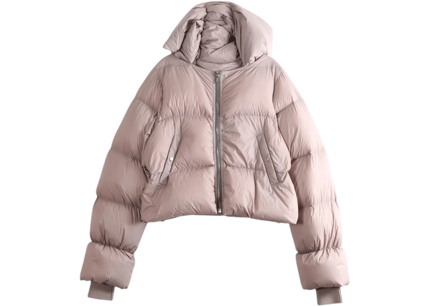 Rick Owens Women's Funnel Neck Jacket Rose