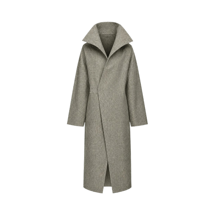 Rick Owens Dracucollar Belted Coat 'Tan'