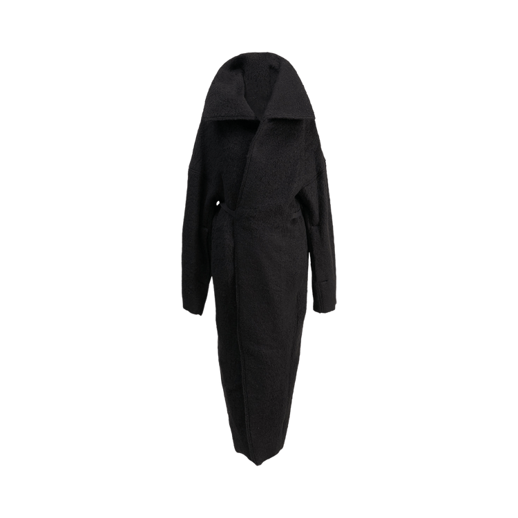 Rick Owens Dracucollar Belted Coat 'Black'