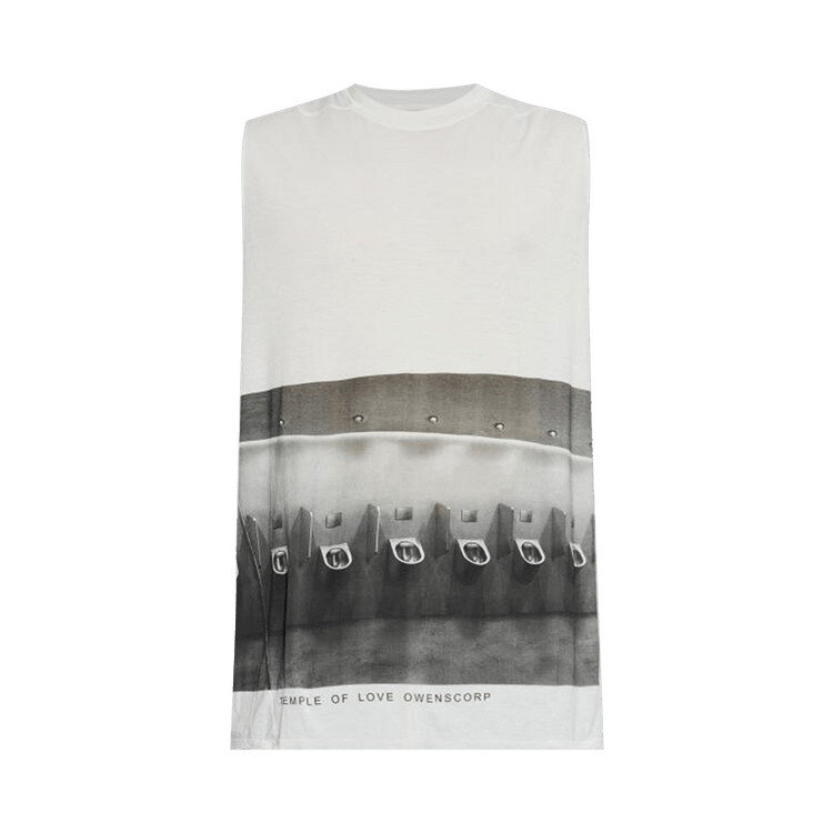 Rick Owens S Jumbo Top 'Milk Wash/Black'