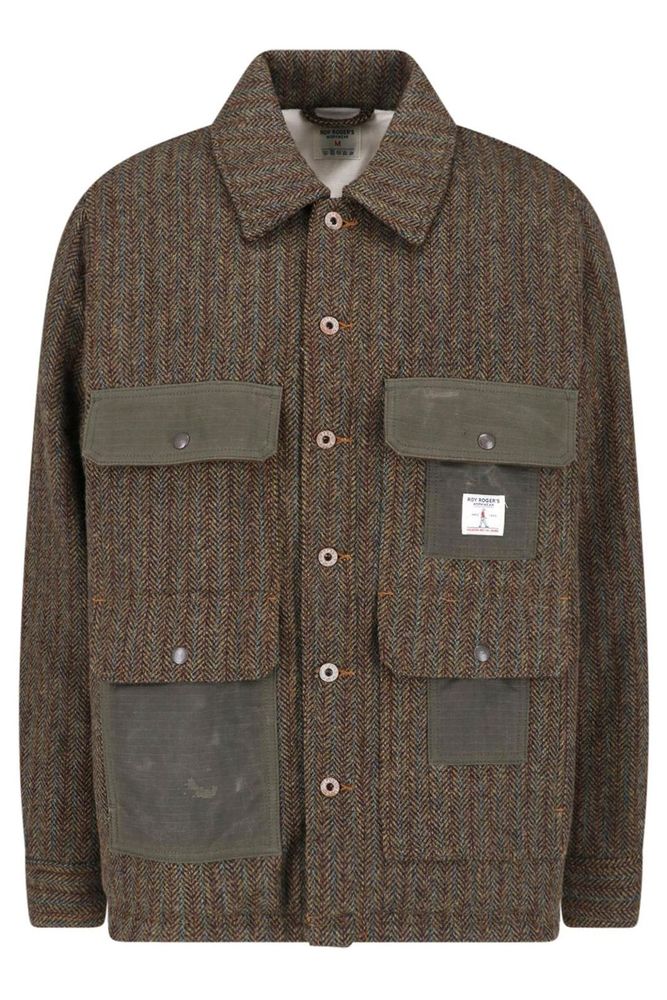 Roy Roger's Patch Pocket Herringbone Jacket