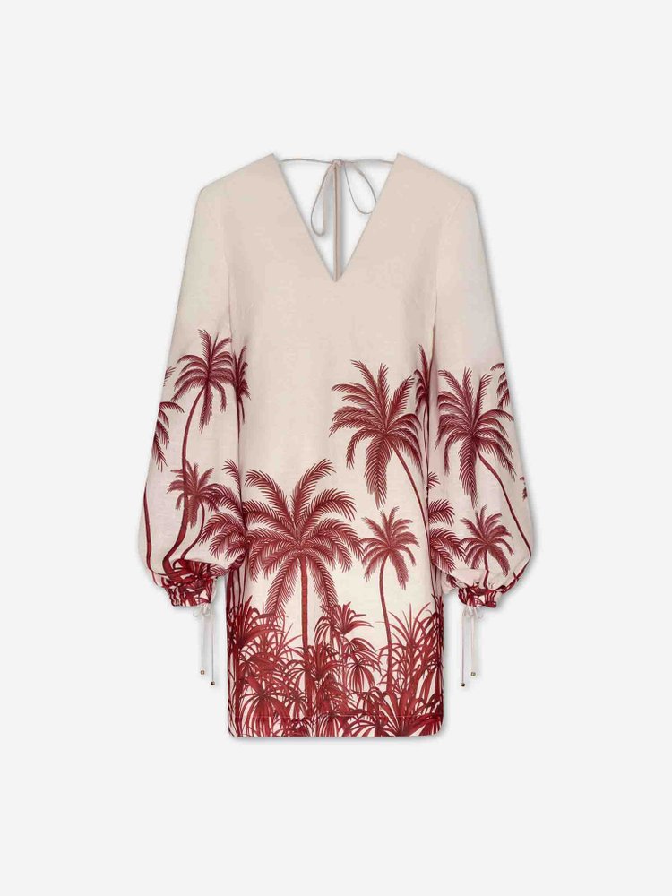 Andres Otalora Y el Mar Tropical Printed Mini Dress