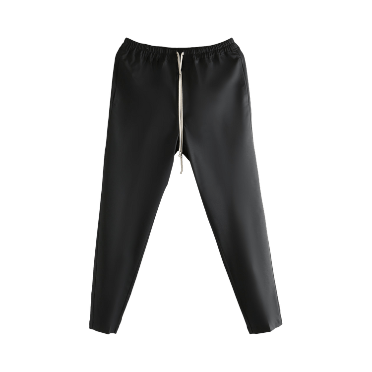 Rick Owens Drawstring Slim Long Pants 'Black'