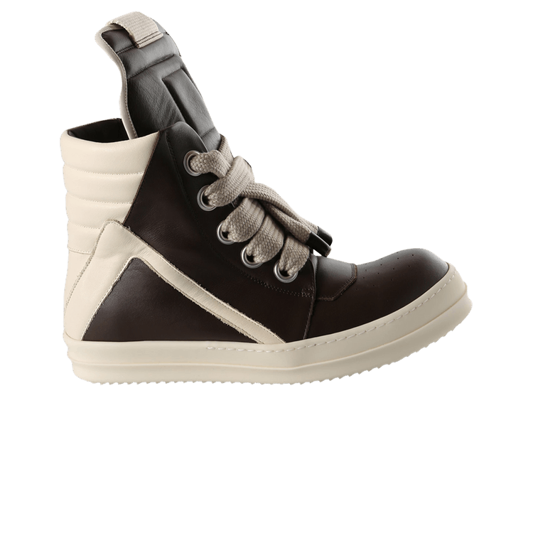 Rick Owens Jumbolace Geobasket Sneaker 'Macassar Milk'