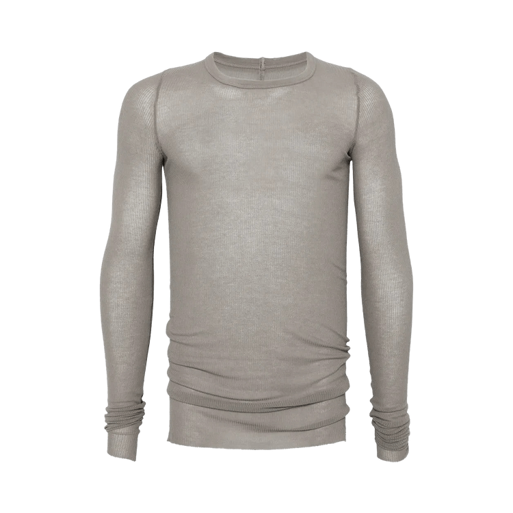 Rick Owens Rib Long-Sleeve T-Shirt 'Steel'