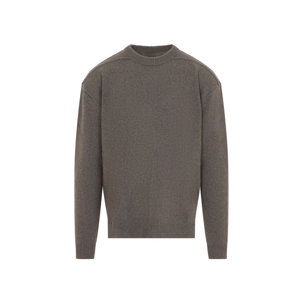 Rick Owens Round Neck Knitted Sweater