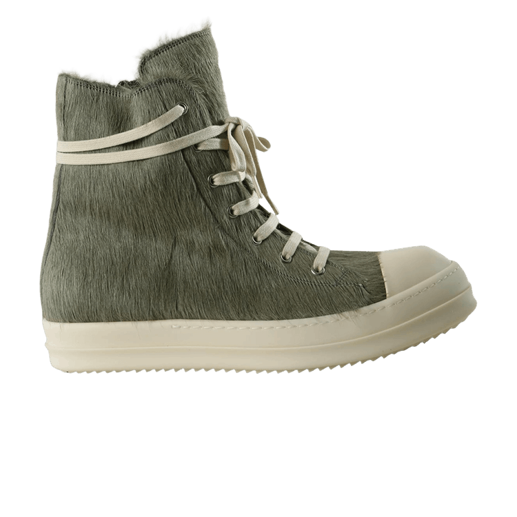 Rick Owens High Top Sneaker 'Dark Pearl Milk'