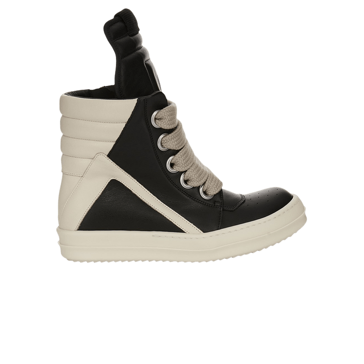 Rick Owens Jumbolace Geobasket 'Black Milk'