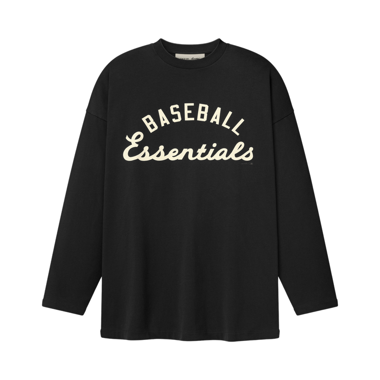 Fear of God Essentials Mlb Boxy Long-Sleeve Tee 'Black'