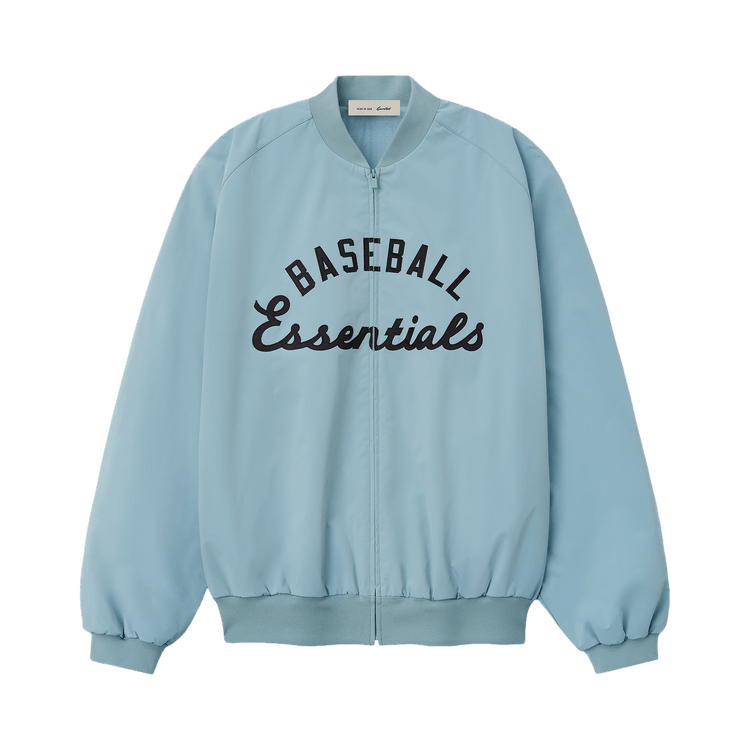 Fear of God Essentials MLB Full Zip Bomber 'Stone Blue'