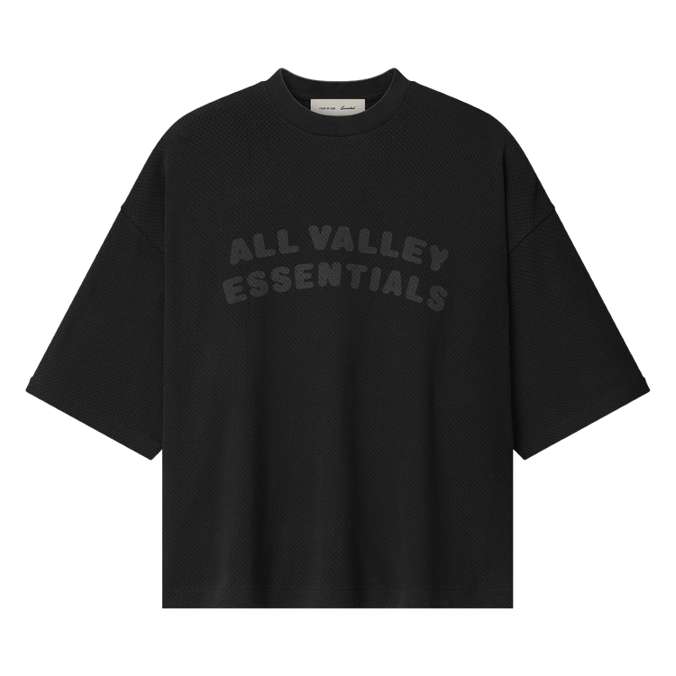 Fear of God Essentials Sport Mesh Merch Tee Boxy Fit 'Vintage Black'