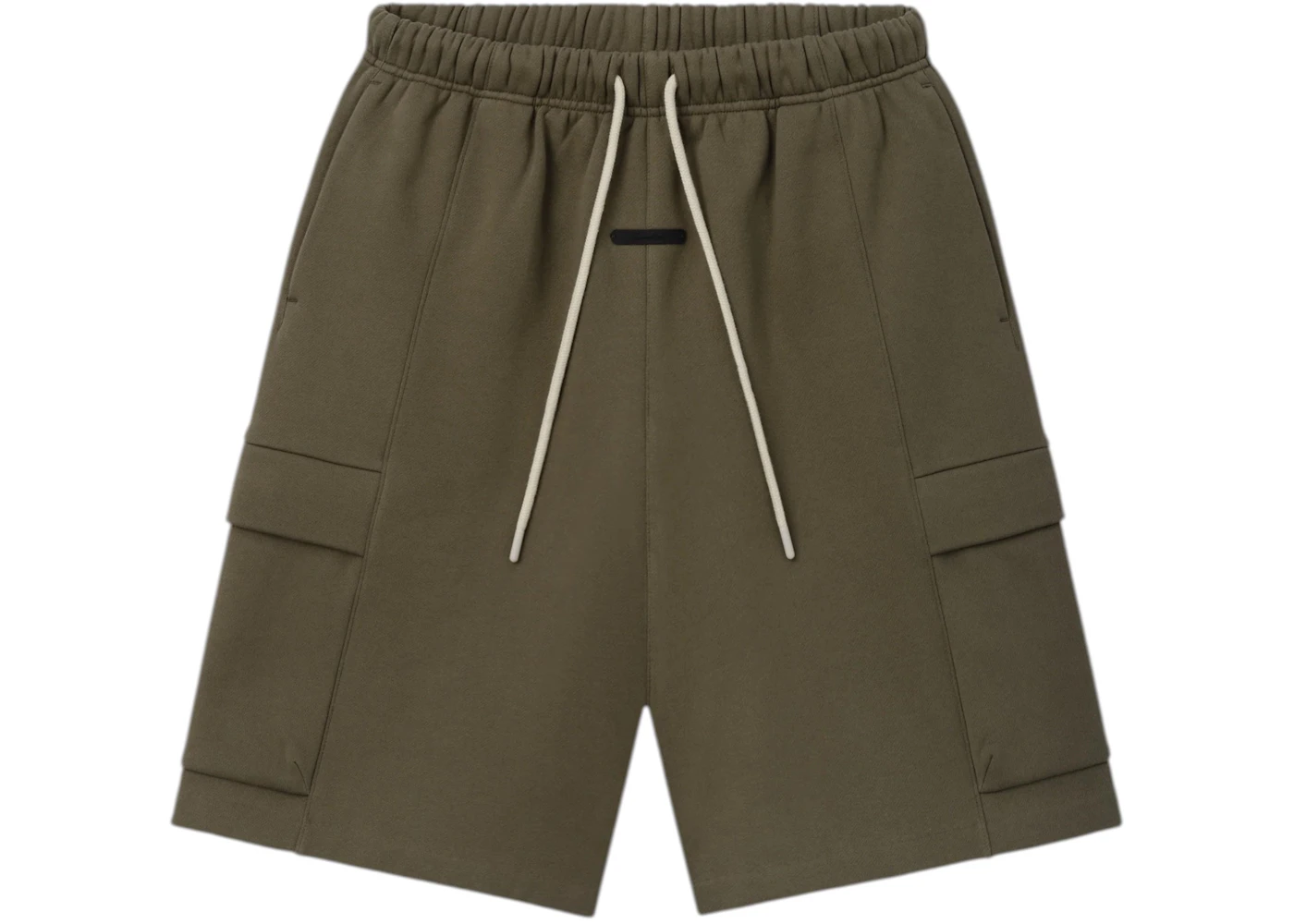 Fear of God Essentials Fleece Cargo Basketball Shorts Moss