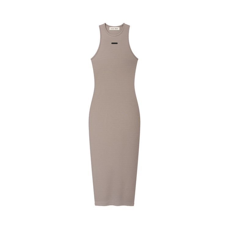 Fear of God Essentials Soft Rib Racerback Dress 'Seal'