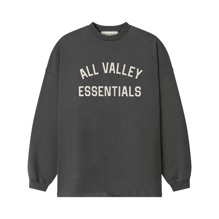 Fear of God Essentials Merch Long Sleeve Tee 'Iron Grey'
