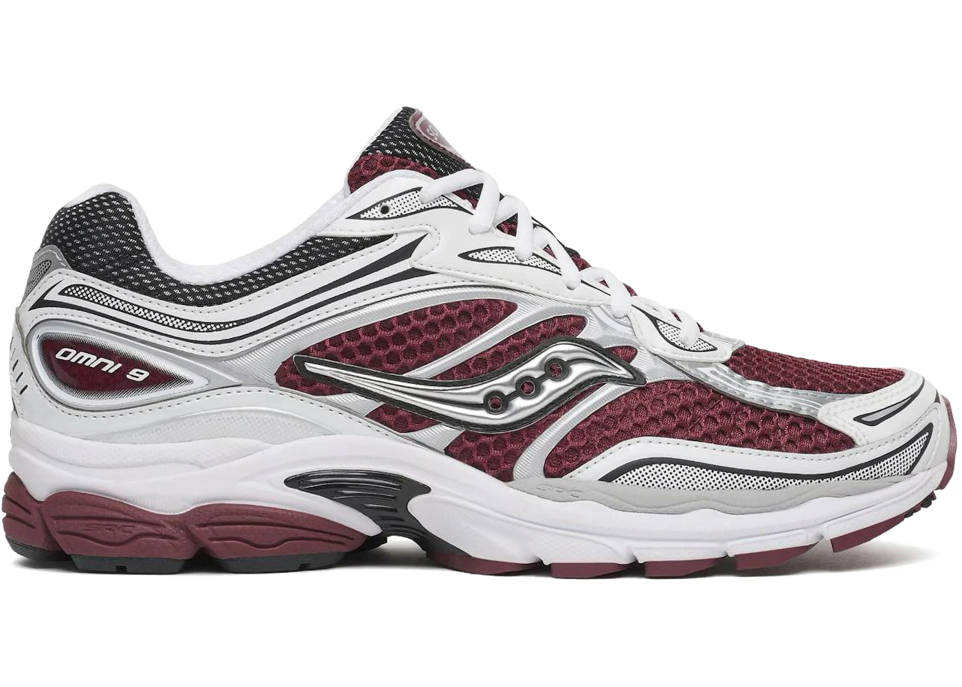Saucony ProGrid Omni 9 Maroon White