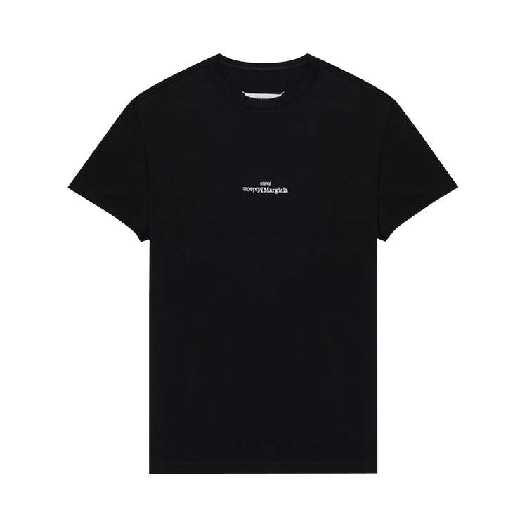Maison Margiela Upside Down Logo T-Shirt 'Black'