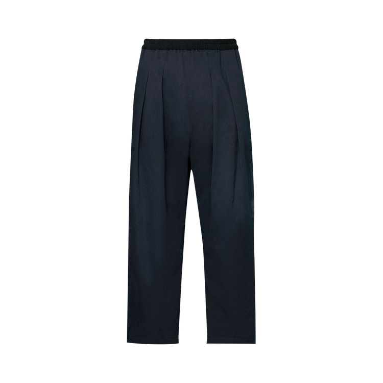 Maison Margiela Pleated Loose Fit Cropped Pants 'Dark Blue'