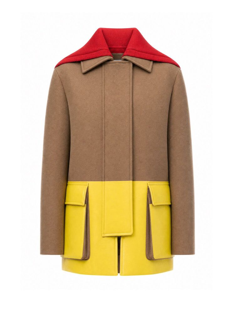 Loewe Foil-Printed Single-Breasted Coat