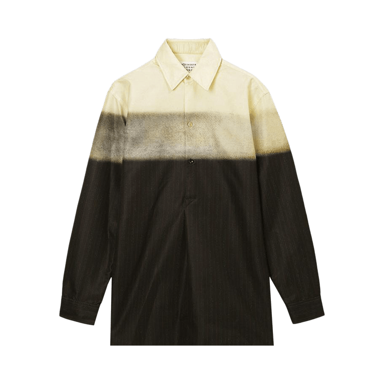 Maison Margiela Long-Sleeve Shirt 'Blue Pinstripes'