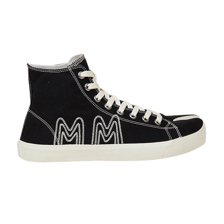 Maison Margiela Tabi High 'MM Embroidered - Black'