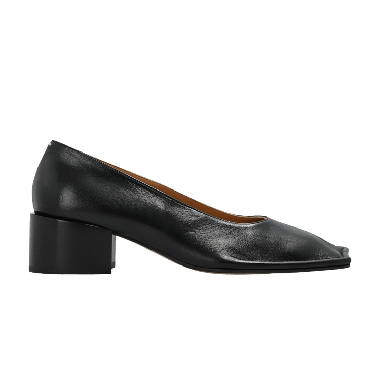 Maison Margiela Wmns Piped Pumps H45 Court Shoe 'Black'