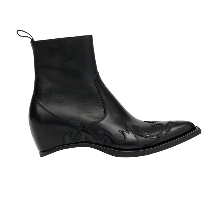Maison Margiela Wmns Heel-Less Western Flame Boot 'Black'