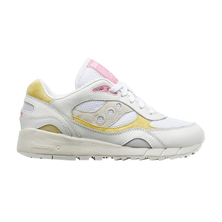 Saucony Wmns Shadow 6000 'White Yellow Pink'