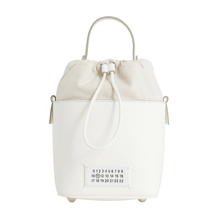 Maison Margiela 5AC Bucket Bag Canvas And Leather 'White'