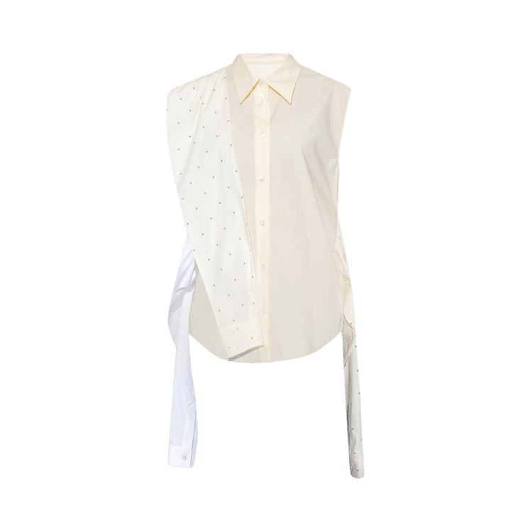 MM6 Maison Margiela 6 Logo Shirt 'Off White'