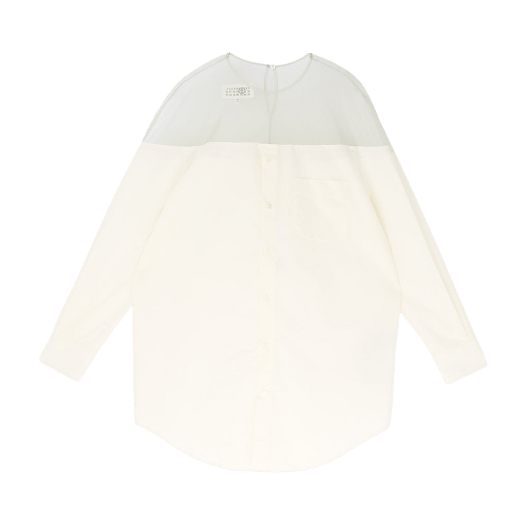 MM6 Maison Margiela Long-Sleeve Shirt 'Off White'